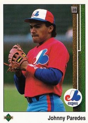 #477 Johnny Paredes - Montreal Expos - 1989 Upper Deck Baseball