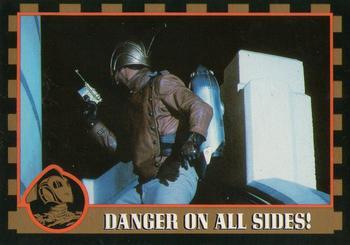 #77 Danger On All Sides! - 1991 Topps The Rocketeer