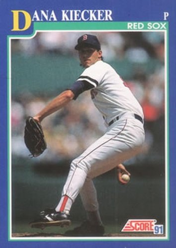 #77 Dana Kiecker - Boston Red Sox - 1991 Score Baseball