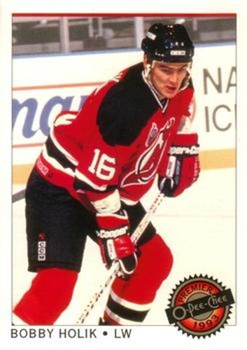 #77 Bobby Holik - New Jersey Devils - 1992-93 O-Pee-Chee Premier Hockey