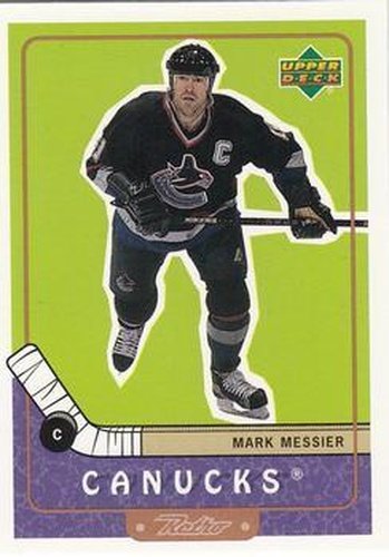 #77 Mark Messier - Vancouver Canucks - 1999-00 Upper Deck Retro Hockey