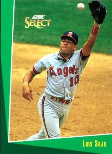 #77 Luis Sojo - California Angels - 1993 Select Baseball