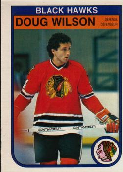 #77 Doug Wilson - Chicago Blackhawks - 1982-83 O-Pee-Chee Hockey