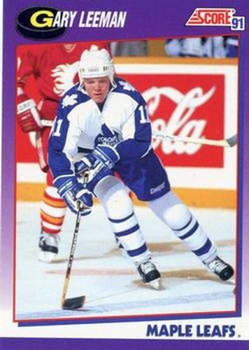 #77 Gary Leeman - Toronto Maple Leafs - 1991-92 Score American Hockey