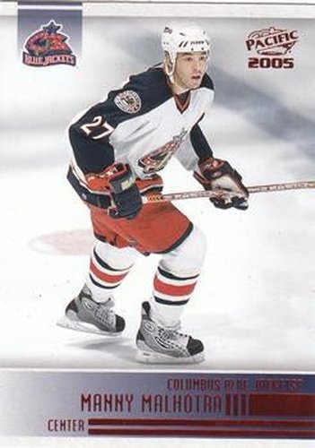 #77 Manny Malhotra - Columbus Blue Jackets - 2004-05 Pacific Hockey