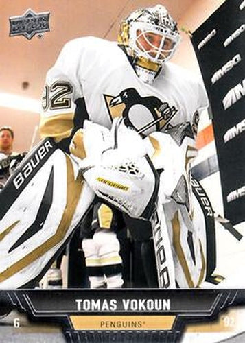#77 Tomas Vokoun - Pittsburgh Penguins - 2013-14 Upper Deck Hockey