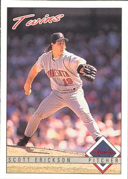 #77 Scott Erickson - Minnesota Twins - 1993 O-Pee-Chee Baseball