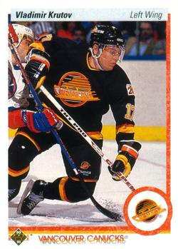 #77 Vladimir Krutov - Vancouver Canucks - 1990-91 Upper Deck Hockey