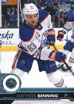 #77 Matthew Benning - Edmonton Oilers - 2017-18 Upper Deck Hockey