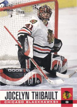 #77 Jocelyn Thibault - Chicago Blackhawks - 2003-04 Pacific Hockey