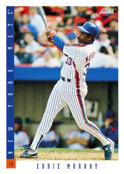 #77 Eddie Murray - New York Mets - 1993 Score Baseball