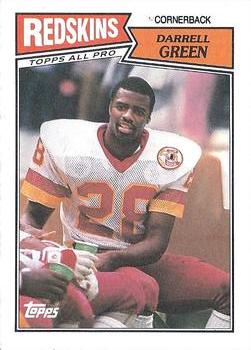 #77 Darrell Green - Washington Redskins - 1987 Topps Football