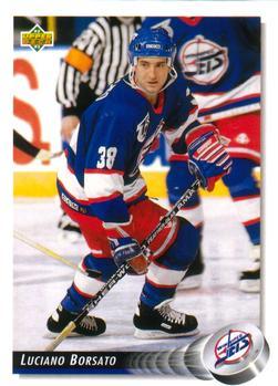 #77 Luciano Borsato - Winnipeg Jets - 1992-93 Upper Deck Hockey