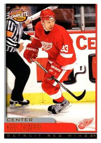 #77 Kris Draper - Detroit Red Wings - 2003-04 Pacific Complete Hockey