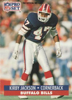#77 Kirby Jackson - Buffalo Bills - 1991 Pro Set Football
