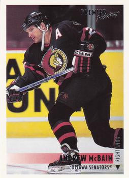 #77 Andrew McBain - Ottawa Senators - 1994-95 O-Pee-Chee Premier Hockey
