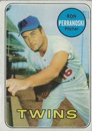 #77a Ron Perranoski - Minnesota Twins - 1969 Topps Baseball
