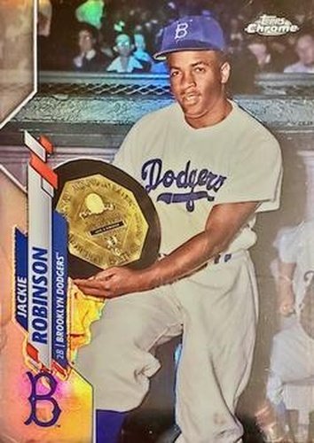 #77c Jackie Robinson - Brooklyn Dodgers - 2020 Topps Chrome Baseball