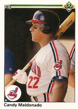 #780 Candy Maldonado - Cleveland Indians - 1990 Upper Deck Baseball