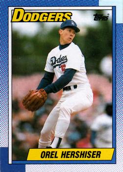 #780 Orel Hershiser - Los Angeles Dodgers - 1990 Topps Baseball