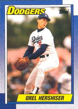 #780 Orel Hershiser - Los Angeles Dodgers - 1990 O-Pee-Chee Baseball