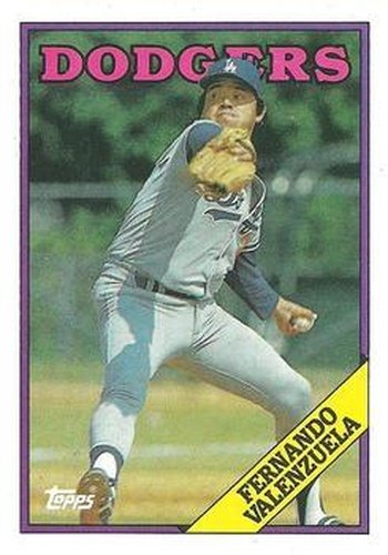 #780 Fernando Valenzuela - Los Angeles Dodgers - 1988 Topps Baseball