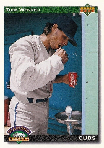 #780 Turk Wendell - Chicago Cubs - 1992 Upper Deck Baseball