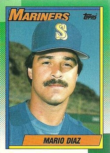 #781 Mario Diaz - Seattle Mariners - 1990 Topps Baseball