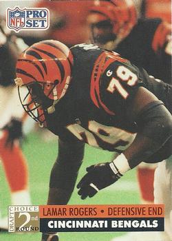 #781 Lamar Rogers - Cincinnati Bengals - 1991 Pro Set Football
