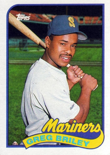 #781 Greg Briley - Seattle Mariners - 1989 Topps Baseball
