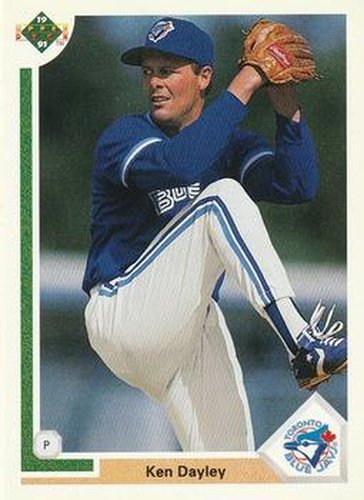 #781 Ken Dayley - Toronto Blue Jays - 1991 Upper Deck Baseball