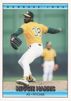 #781 Reggie Harris - Oakland Athletics - 1992 Donruss Baseball