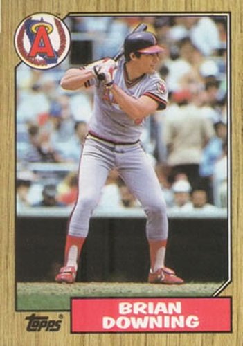 #782 Brian Downing - California Angels - 1987 Topps Baseball