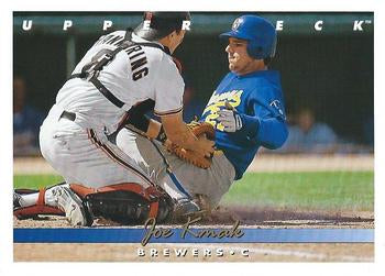 #782 Joe Kmak - Milwaukee Brewers - 1993 Upper Deck Baseball