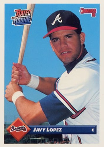 #782 Javy Lopez - Atlanta Braves - 1993 Donruss Baseball