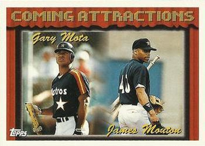 #782 Gary Mota / James Mouton - Houston Astros - 1994 Topps Baseball