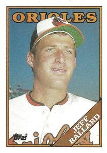 #782 Jeff Ballard - Baltimore Orioles - 1988 Topps Baseball