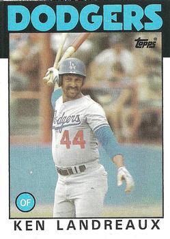 #782 Ken Landreaux - Los Angeles Dodgers - 1986 Topps Baseball