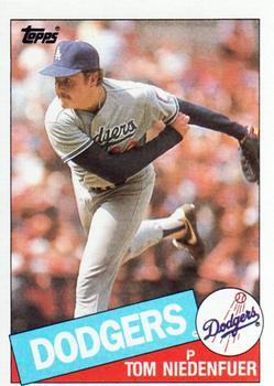 #782 Tom Niedenfuer - Los Angeles Dodgers - 1985 Topps Baseball