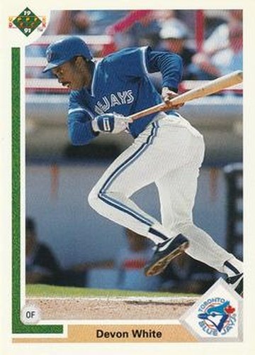 #783 Devon White - Toronto Blue Jays - 1991 Upper Deck Baseball
