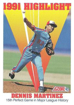 #783 Dennis Martinez - Montreal Expos - 1992 Score Baseball