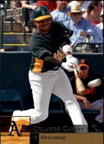 #783 Orlando Cabrera - Oakland Athletics - 2009 Upper Deck Baseball