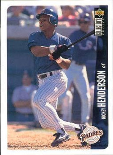 #783 Rickey Henderson - San Diego Padres - 1996 Collector's Choice Baseball