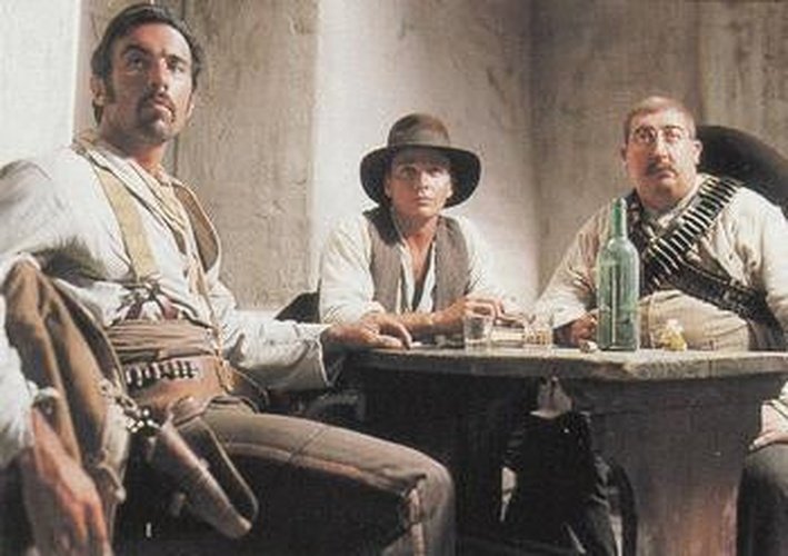 #16 Indy, Remy and Josâ sit in the back of the b - 1992 Pro Set Young Indiana Jones