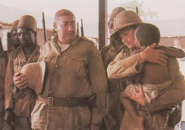 #79 The boat makes it to Port Gentil and the Fre - 1992 Pro Set Young Indiana Jones