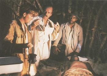 #92 Indy and Joseph hold down the sick man as Sc - 1992 Pro Set Young Indiana Jones