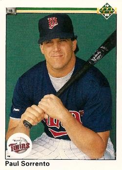 #784 Paul Sorrento - Minnesota Twins - 1990 Upper Deck Baseball