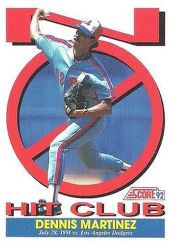 #784 Dennis Martinez - Montreal Expos - 1992 Score Baseball