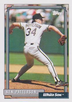 #784 Ken Patterson - Chicago White Sox - 1992 Topps Baseball