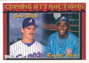 #784 Gabe White / Rondell White - Montreal Expos - 1994 Topps Baseball